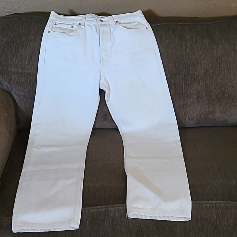 Men's Levi's 501 White 34×34